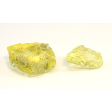 Lemon quartz, 2 pcs, 77 tcw